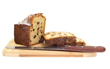 Üzümlü kek dilimleri