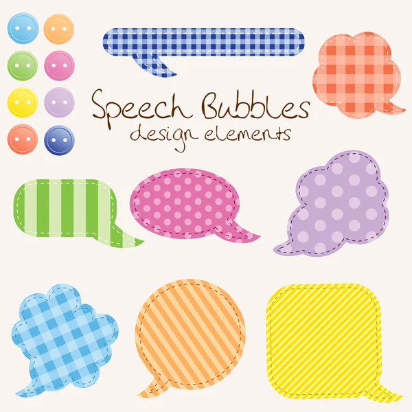different speech bubbles