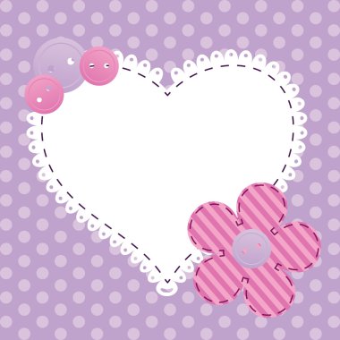 Valentine's day greeting card clipart