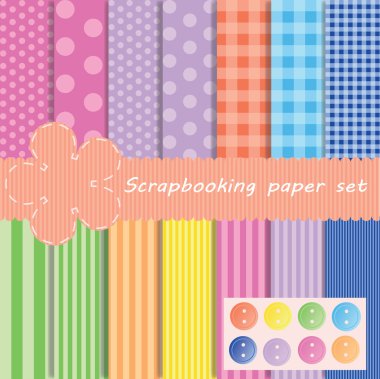 Set different paper for scrapbook