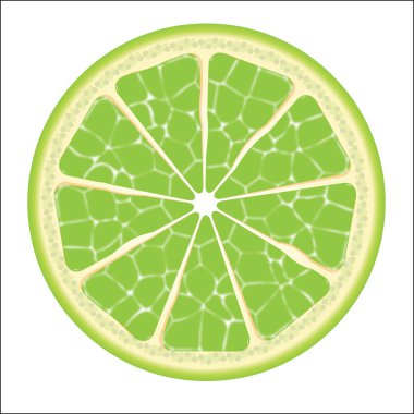 Lime slice clipart