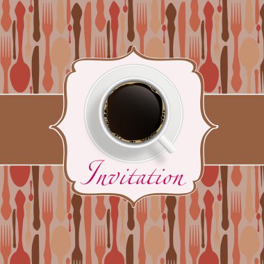kahve davet arka plan