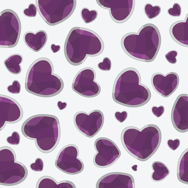 Valentine seamless hearts pattern background