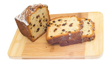 Üzümlü kek dilimleri