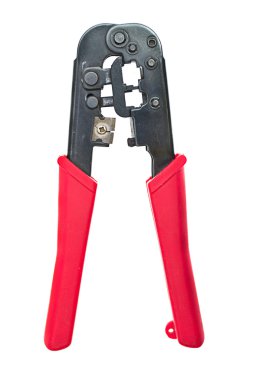 ? pened crimper aracı izole beyaz.