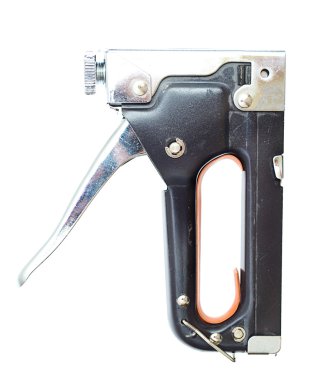 beyaz izole inşaat zımba.