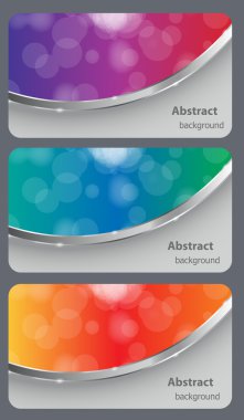 Brochure business card banner abstract background style