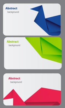 Business Card Template. Abstract bsckground clipart