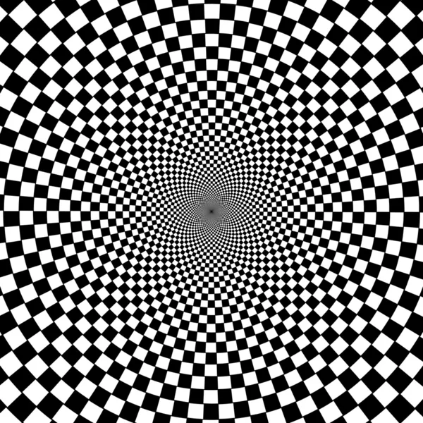 stock image Black and white hypnotic background.