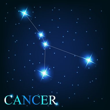  of the cancer zodiac sign of the beautiful bright stars o