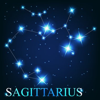  of the sagittarius zodiac sign of the beautiful bright st