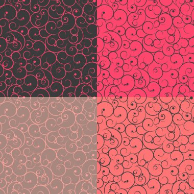 Seamless pattern in abstract style illustration backgroun