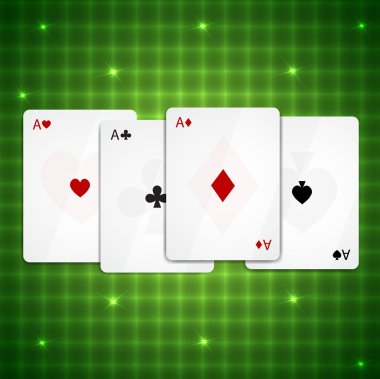 Four aces clipart