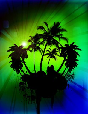 Palm tree clipart