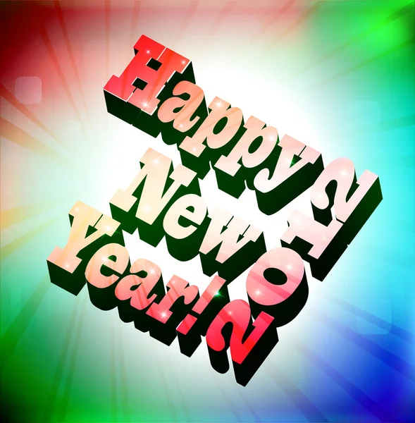 Feliz Año Nuevo 2012 — Archivo Imágenes Vectoriales