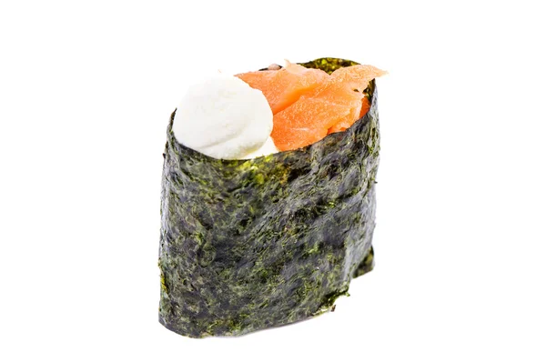 Гункан суши с лососем — стоковое фото