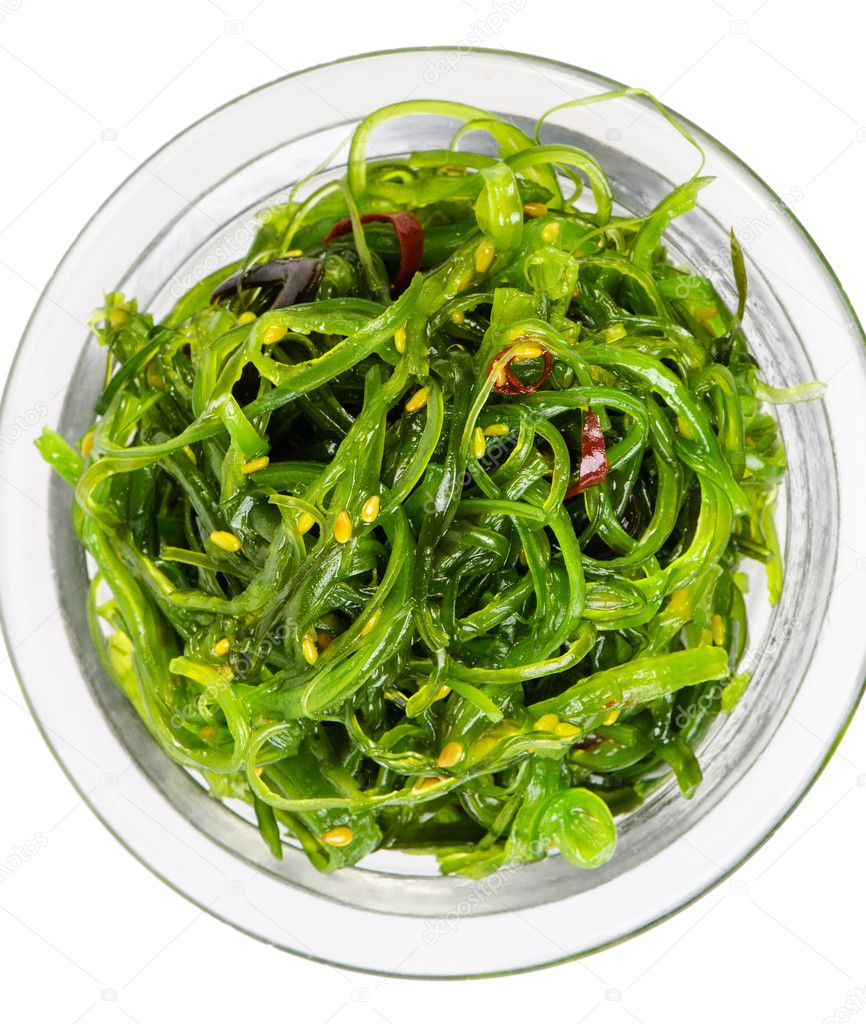 Seaweed Salad chuka top view