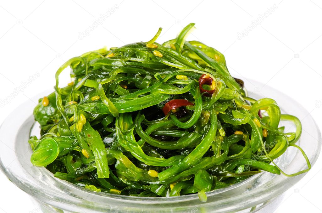 Seaweed Salad chuka on plate