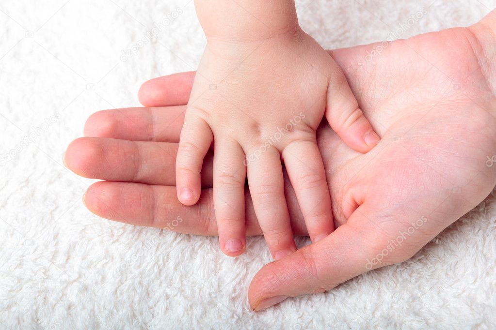 Download Mother S Hand Holding Baby S Hand Stock Photo Image By C Luckyraccoon 10608175