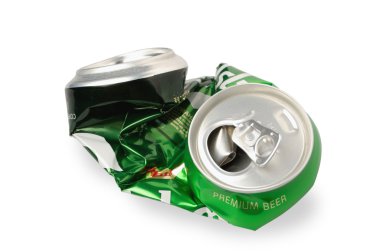 Crumpled Aluminum can clipart