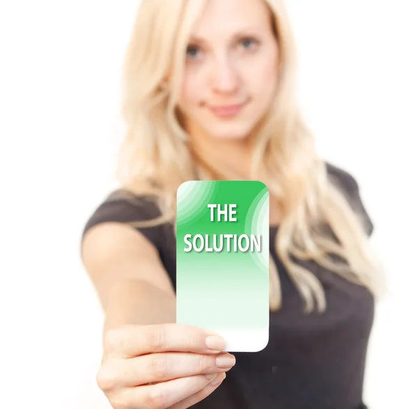 The solution — Stock Photo, Image