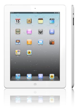 Apple iPad 2 white clipart