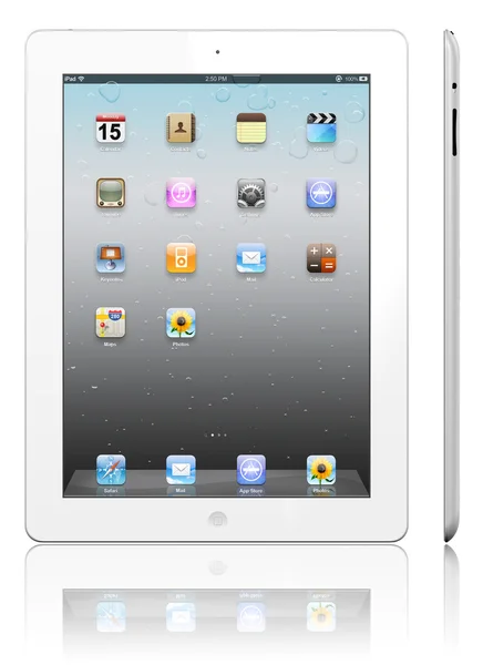 Apple iPad 2 белый — стоковое фото