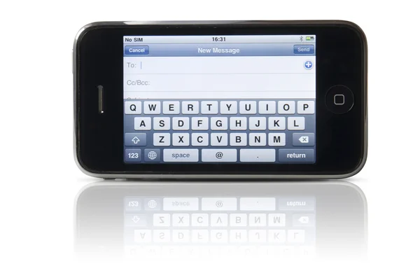 Jabłko iphone 3s e-mail — Zdjęcie stockowe
