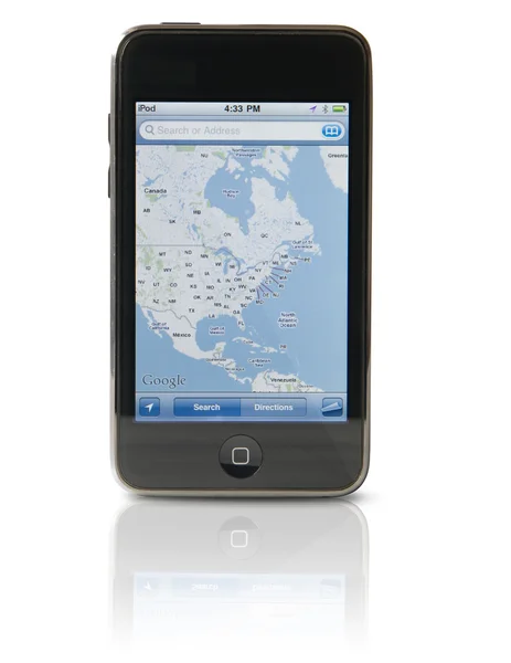 Apple IPod touchscreen 3s search — Stock Photo, Image