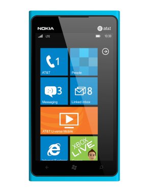 New Nokia smartphone Lumia 900. clipart