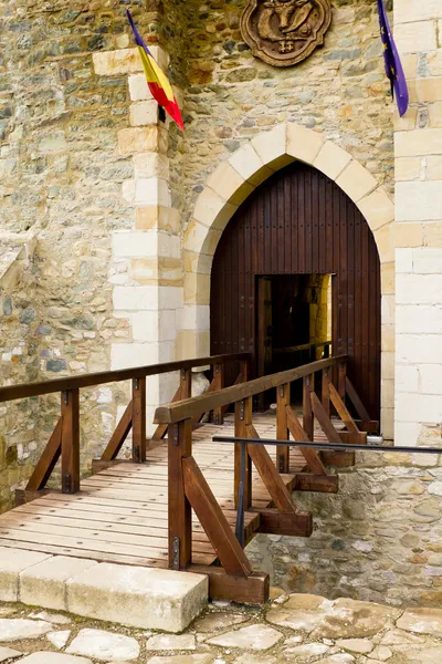 Main entrance in an old castle — Stock Photo, Image