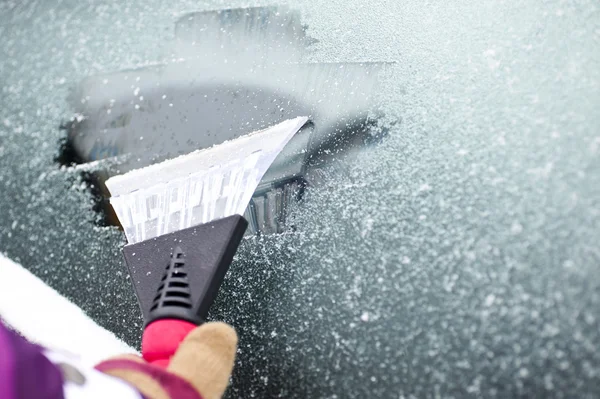 stock image Cleaning car windows