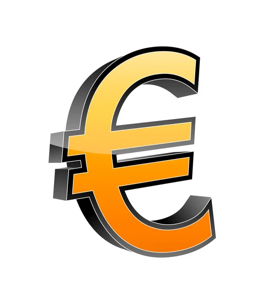 Ícone de moeda 3d — Fotografia de Stock