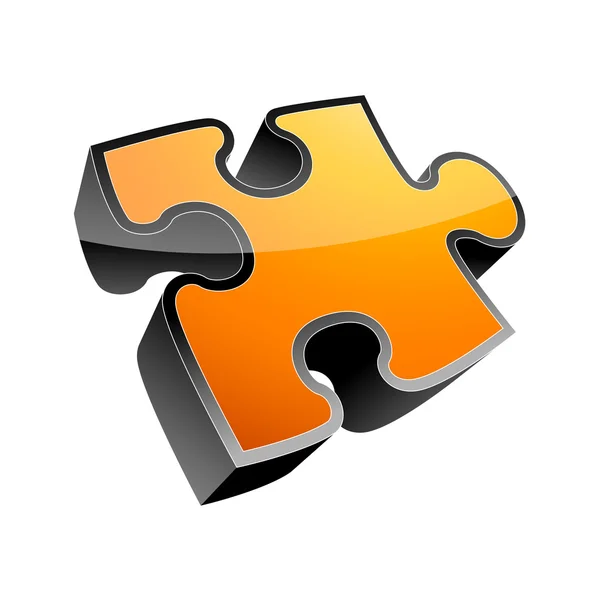 3D puzzle ikona — Stock fotografie