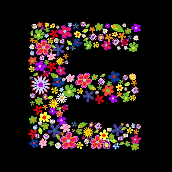 꽃 글꼴 — 스톡 사진