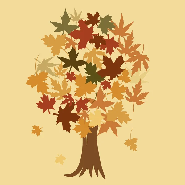 Podzimní strom — Stock fotografie