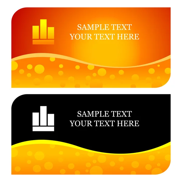 Stylish business card templates — Stock Photo, Image