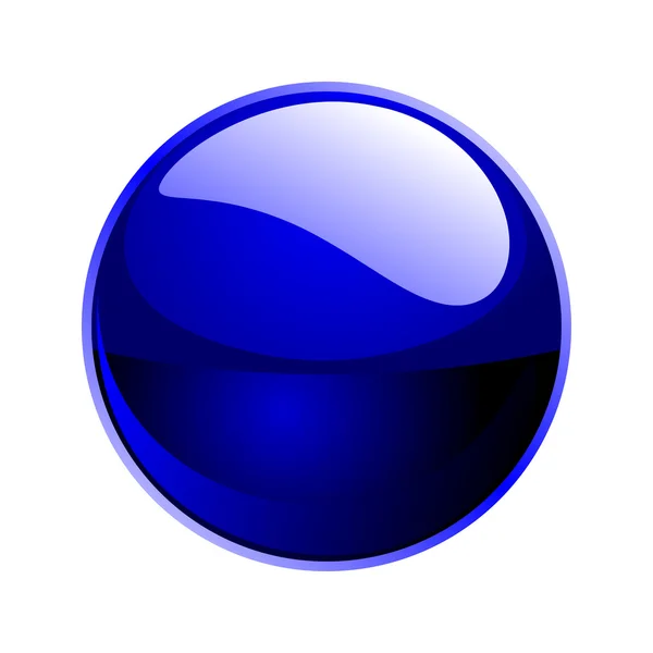 暗蓝色球 — 图库照片