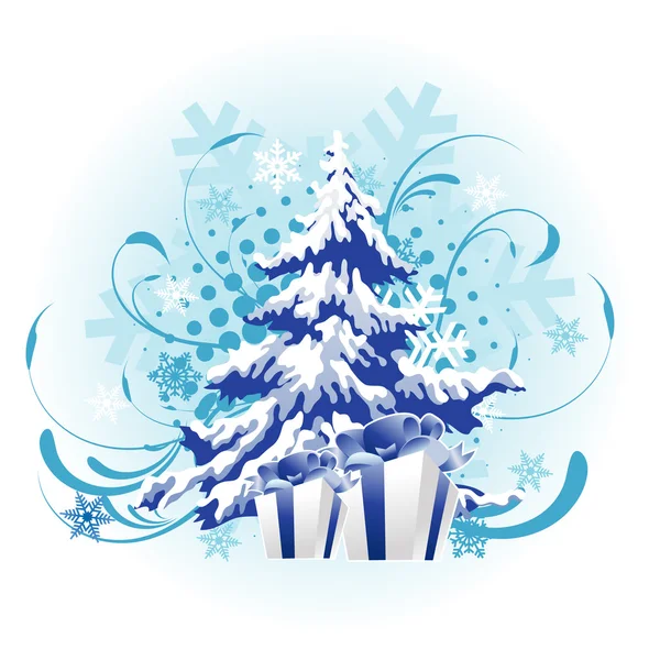 圣诞树设计 — 图库照片