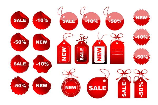 Sale tags — Stock Photo, Image