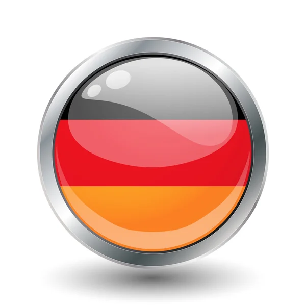 stock image Shiny button flag