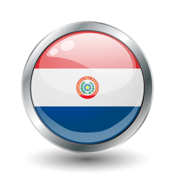 Shiny button flag — Stock Photo, Image