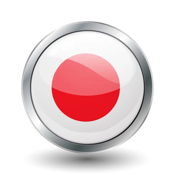 Bandera de botón brillante — Foto de Stock