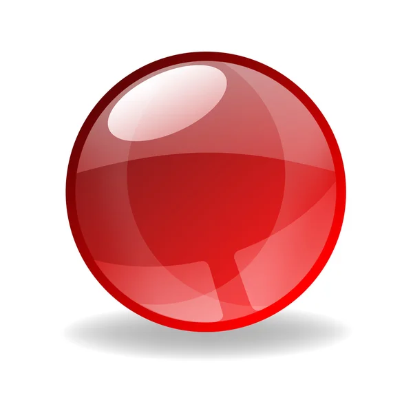 stock image  red sphere