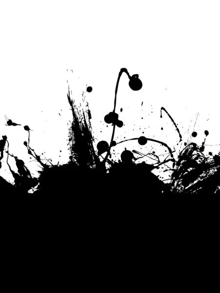 Абстрактный брызг чернил — стоковое фото