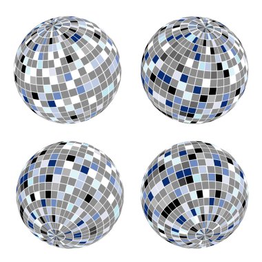 Disco balls clipart