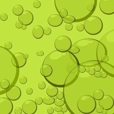 Water with bubbles illustration