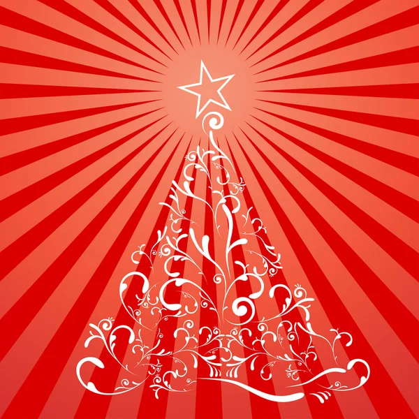 Abstracto árbol de Navidad fondo — Foto de Stock