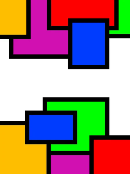 Красочный геометрический абстрактный фон — стоковое фото
