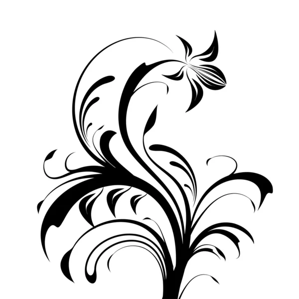 Abstract Vector Isolated White Floral Swirl Stock Photo by ©YAYImages ...